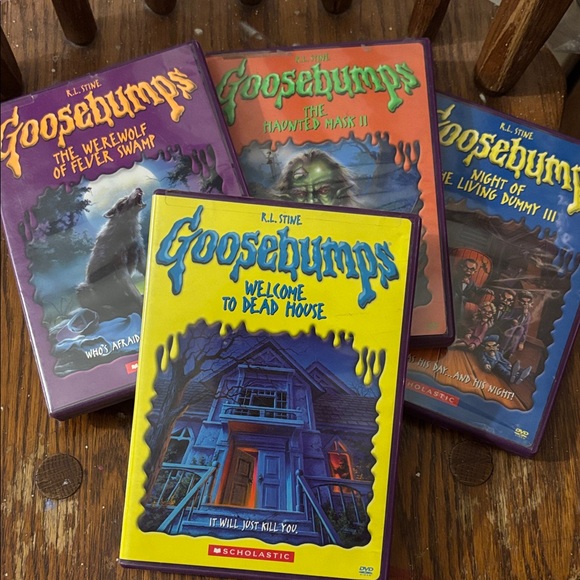 Scholastic Other - Scholastic Goosebumps DVD Set - Purple, Yellow, Blue Covers